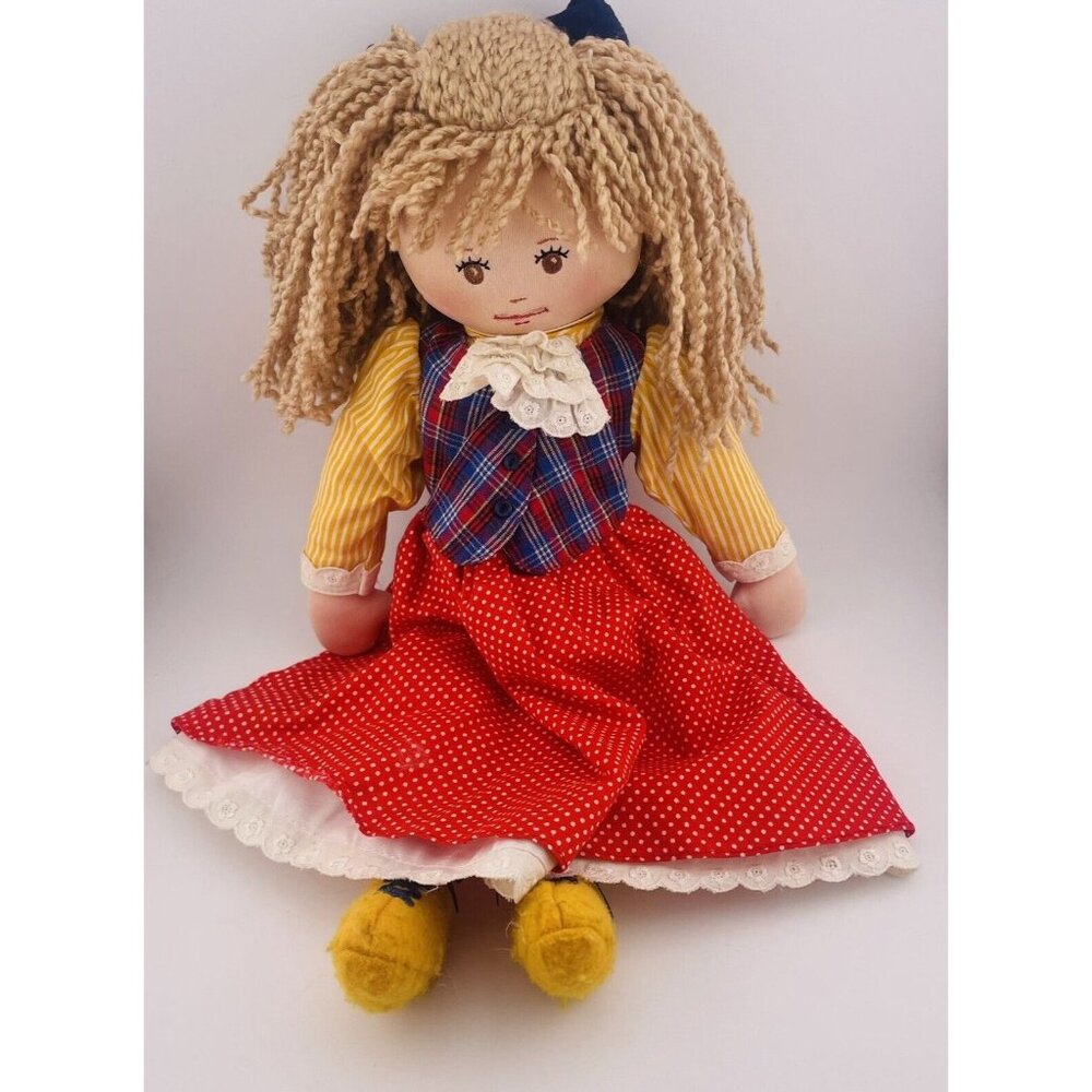 Merry Andrew Toys Doll By Renee‎ Graef Cloth 1990 Vintage Colonial Country